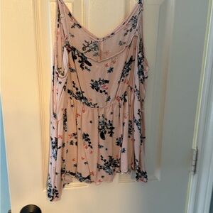 Maurices Pink Floral Camisole Top